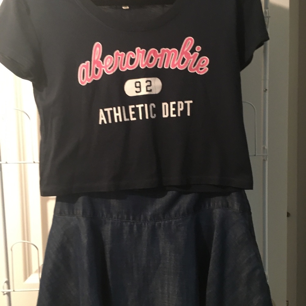 Abercrombie and fitch t and skirt